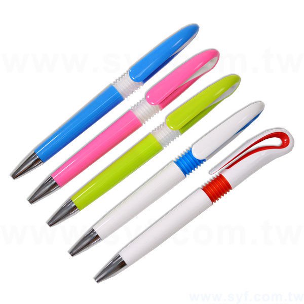 廣告筆-造型環保禮品-單色原子筆-五款筆桿可選-採購客製印刷贈品筆_1